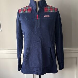 Vineyard Vines Plaid Quarter Zip